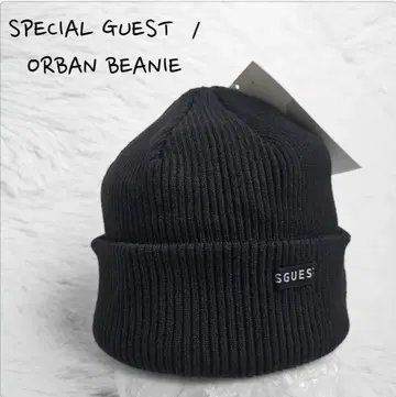 SPECIAL GUEST ORBAN BEANIE 비니 니트 모자 블랙