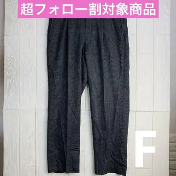 그레이 슬랙스 허리 86cm 인심 70cm 모 100%