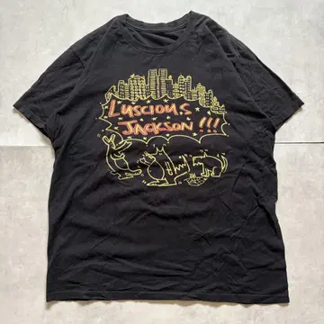 90-00s Luscious Jackson 밴딩 티셔츠 레어 아트