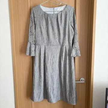미사용 새상품 LACE LADIES 그레이 XL 드레스 파티 결혼식