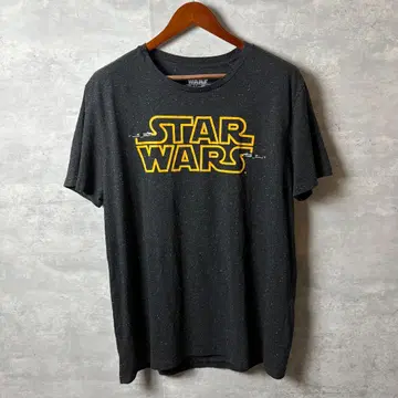 STAR WARS 티셔츠 로고 심플 스펙 XL 블랙