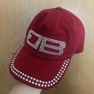BEEDEN BD STUDS DAMAGE CAP 캡 RED 빨간색