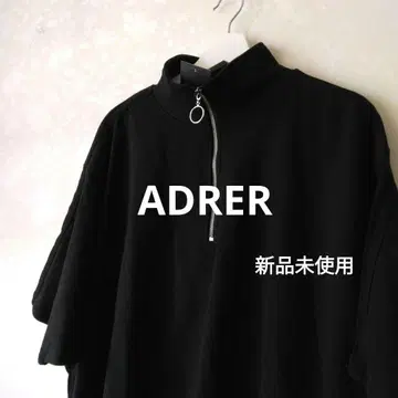 ADRER 아드라 지퍼업 셔츠 블랙 미사용 새상품 남성용 S(M)