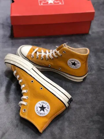 미사용 새상품 Chuck CT70 썬플라워 27cm