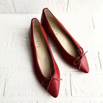 Le Talon 펌프스 빨간색 플랫 21.5cm