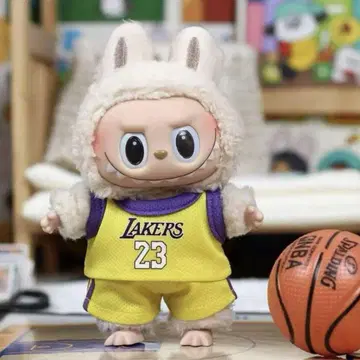 LABUBU Lakers 농구 유니폼 세트 옷 갈아입기