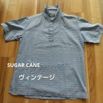SUGAR CANE 하프 버튼 셔츠 L