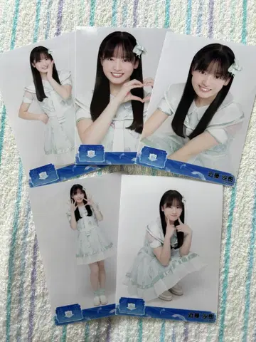 고토 사키 18기 승격 네이비 한정판 브로마이드 AKB48
