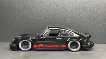 포르쉐 911 까레라 RS 2.7 블랙 1/64 커스텀