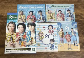 Mrs. GREEN APPLE 로손 비주얼 시트 4종 컴플리트