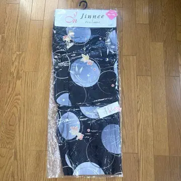 유카타 블랙 베이스 금붕어와 원형 무늬 4L~5L