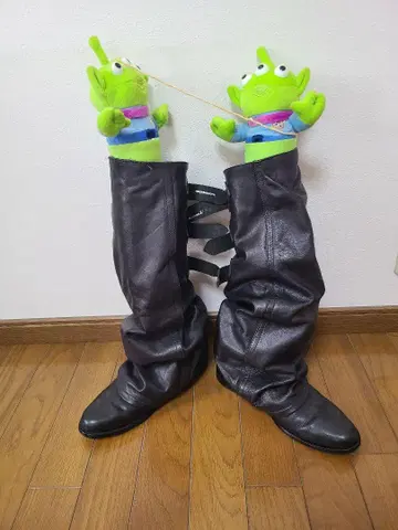 zucca 주카 나우시카 부츠 롱 부츠 S 천연 가죽