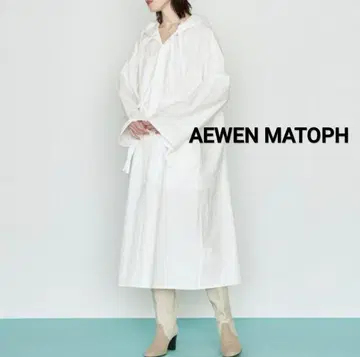 AEWEN MATOPH 이우엔마토프 린넨 후디드 코트