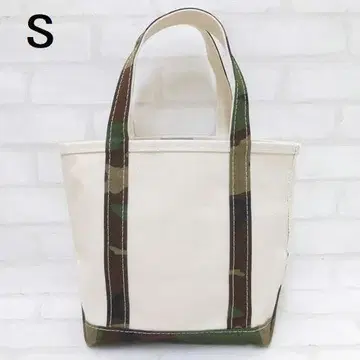 L.L.Bean 보트 앤 토트 오픈 탑 S 그린 카모 카모플라쥬