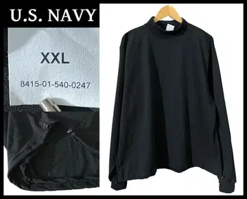 G2 XXL 미국 해군 U.S.NAVY 모크 터틀넥 저지