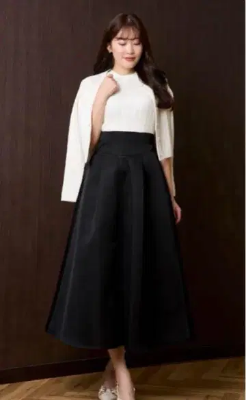 Herlipto High Waist Satin Volume Skirt