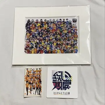 니지산지 페스티벌 전 캐릭터 파인 매트 씰 코스터