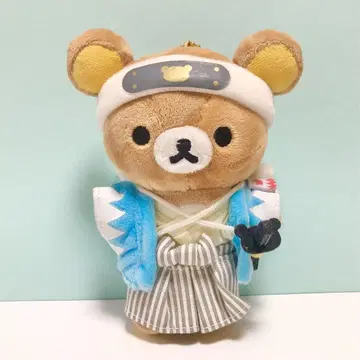 리락쿠마 매달이 봉제 인형 신선조 키링 레어 새상품급
