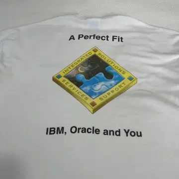IBM 티셔츠 company USA Hanes