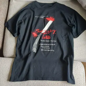 Sweeney Todd (스위니 토드) 오버 사이즈 티셔츠 블랙