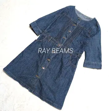 RAY BEAMS 레이빔즈 세련된 데님 원피스 면 100
