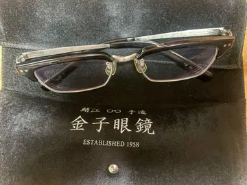 수제 사바에 금자안경  코토모 제작 DEMI T-253 BK