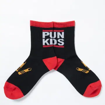 펑크 드렁커스 PUNKDS 양말 삭스 블랙 punk drunkers