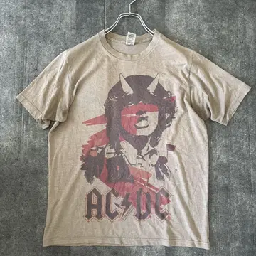 AC/DC 그래픽 티셔츠 M 사이즈 그레이