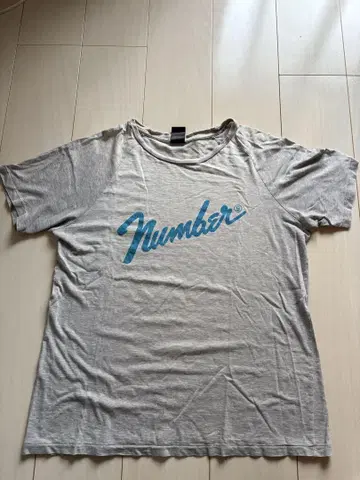 number nine 티셔츠 archive 그레이 size3 레어