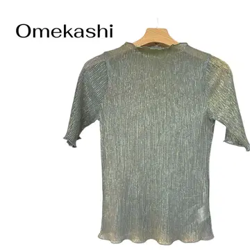 Omekashi 시어 탑 반팔