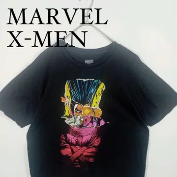 MARVEL X-MEN 그래픽 티셔츠 블랙 리전 아메리칸 코믹스 L