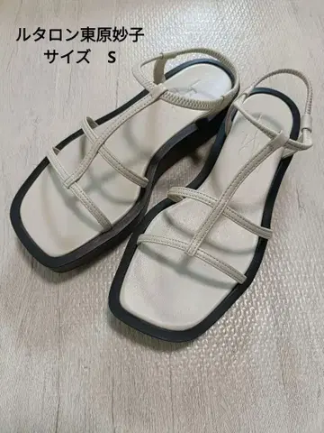 루타론 토가하라 타에코 콜라보 스트랩 샌들 사이즈 S