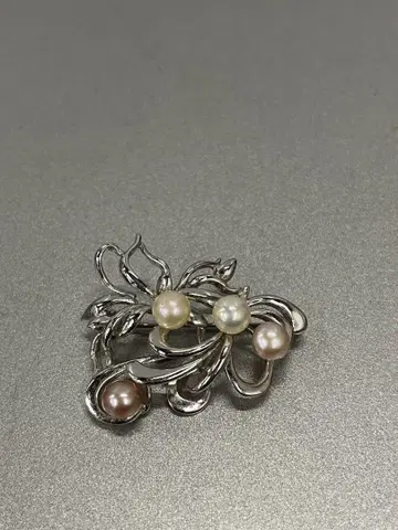 925 펄 브로치