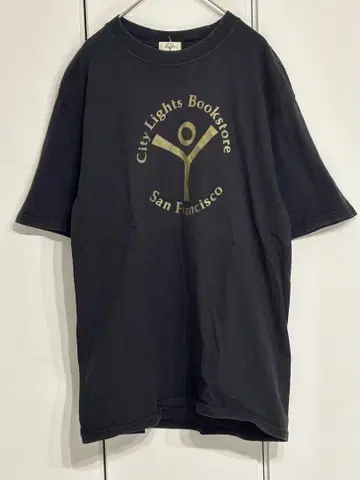 City Lights Bookstore 시티라이츠 티셔츠 M 블랙