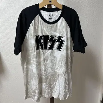 KISS 래글런 티셔츠 4XL