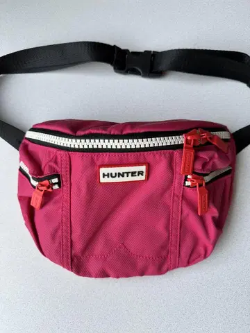 HUNTER 바디백 핑크