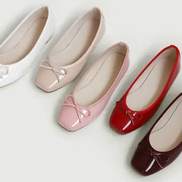 SAPPUN 베이지 플랫 슈즈 25.5cm