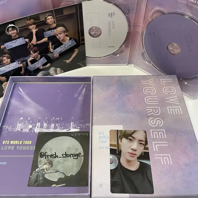 방탄소년단 럽셀콘 뉴욕 디비디 BTS NEWYORK DVD 석진 포카