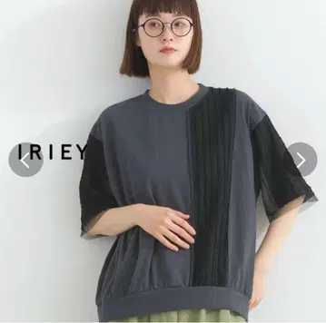 IRIEY 아이리 새상품 배 소재 절개 풀오버