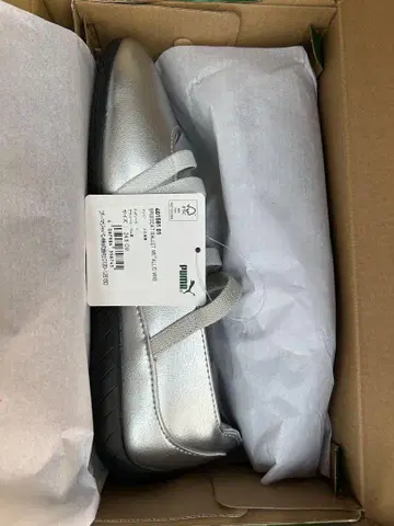 Puma 스피도 캣 발레 푸마 메탈릭 푸마 화이트 24.5