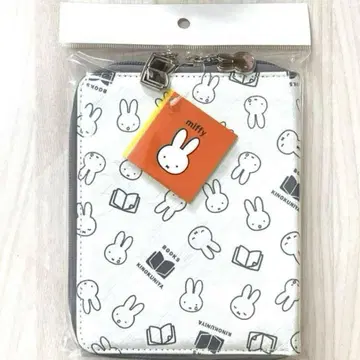 키이쿠노야 miffy&books 북커버 파우치 패턴 문고본 사이즈