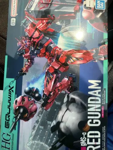 HG 1/144 RED GUNDAM 지크 액스 빨간색 건담 미조립