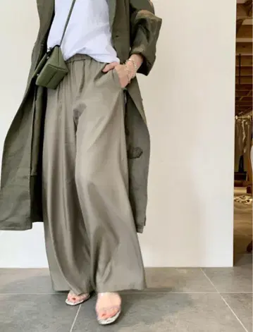 L'Appartement Rerax Wide pants 카키
