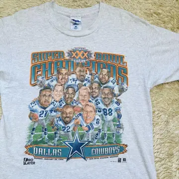 Dallas Cowboys 1995 슈퍼볼 우승 기념 T USA제