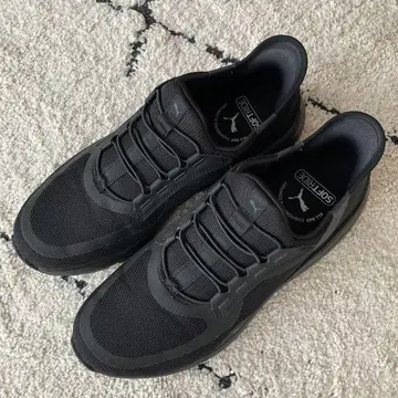 스니커즈 푸마 PUMA 푸마 소프트 라이드 이즈 인 블랙 검정