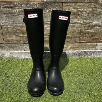 HUNTER 블랙 23.5cm UK4 EU37 장화