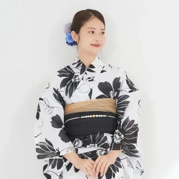 유카타 여성용 2개 세트 2부 세퍼레이트 헤이코 오비 km03