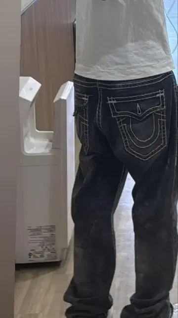 true religion 블랙 데님