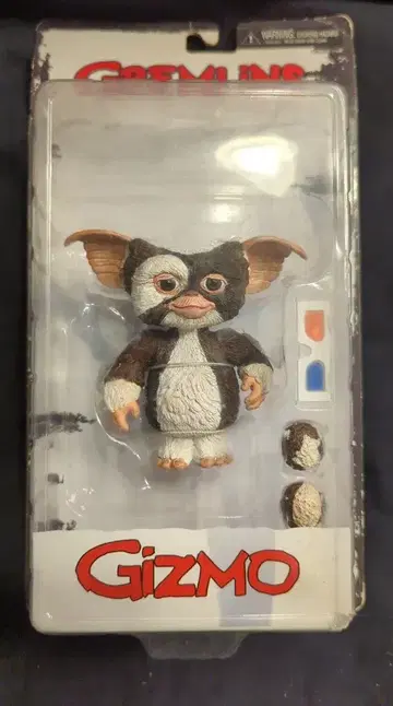 NECA (액션 피규어) GIZMO (화이트 블랙 배경 대지) 7인치