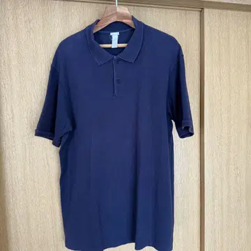 YAECA 야에카 STOCK 피케 셔츠 네이비